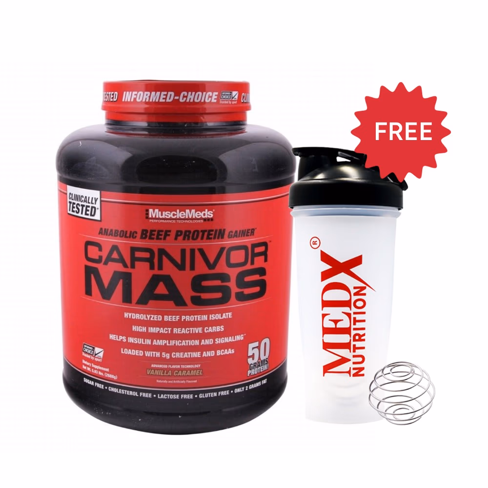 MuscleMeds Carnivor Mass – Vanilla Caramel 5.6lb