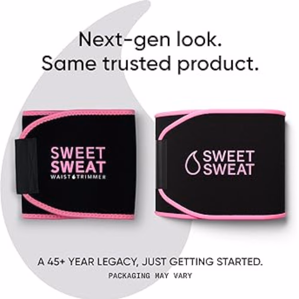 Sweet Sweat Waist Trimmer - Pink and black (M) 2