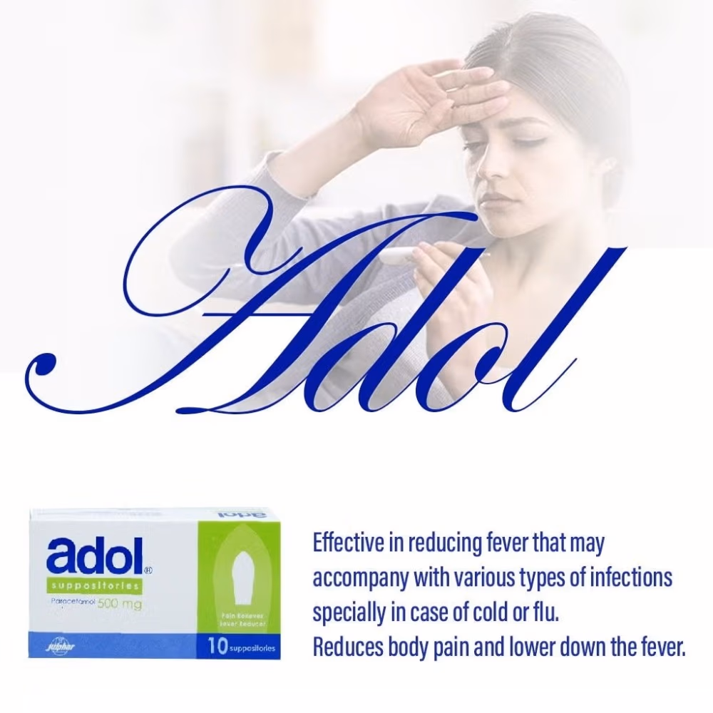 Adol 500mg - 10 Suppositories 3