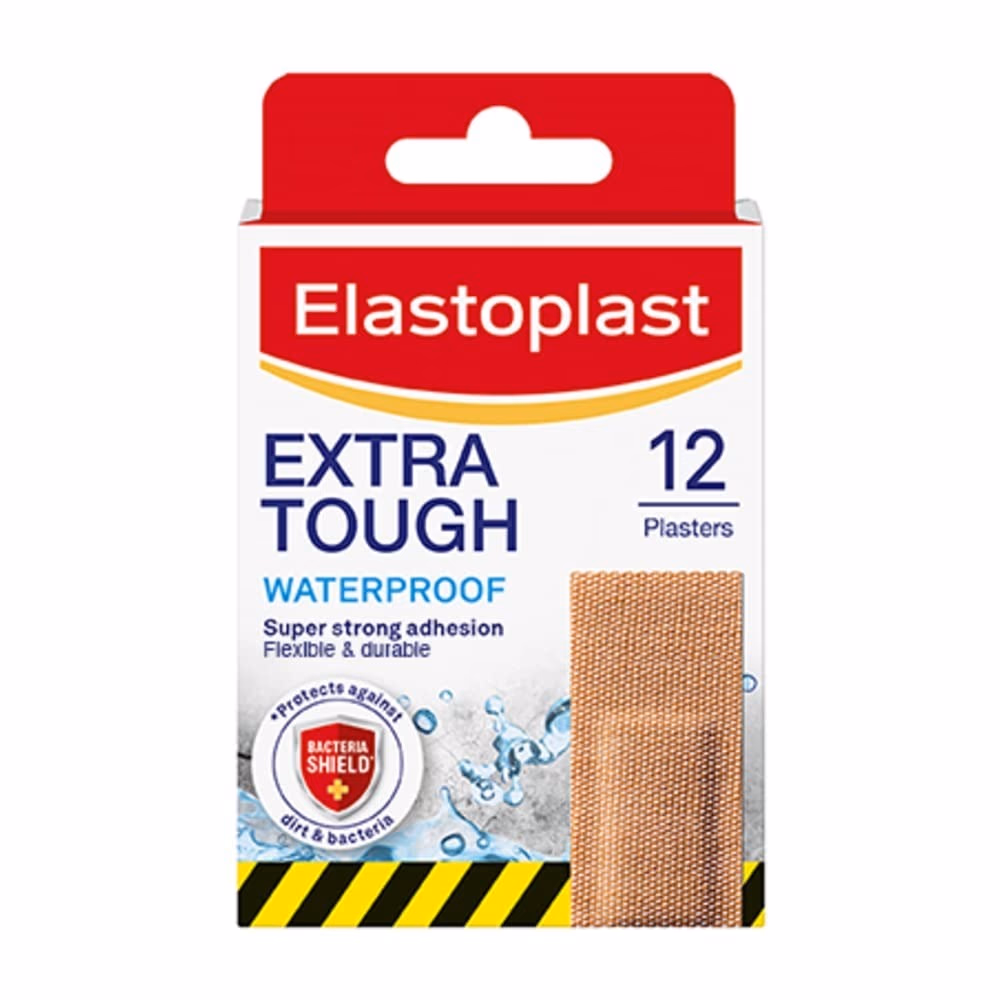 Elastoplast Extra Tough Waterproof Plasters - 12s 1