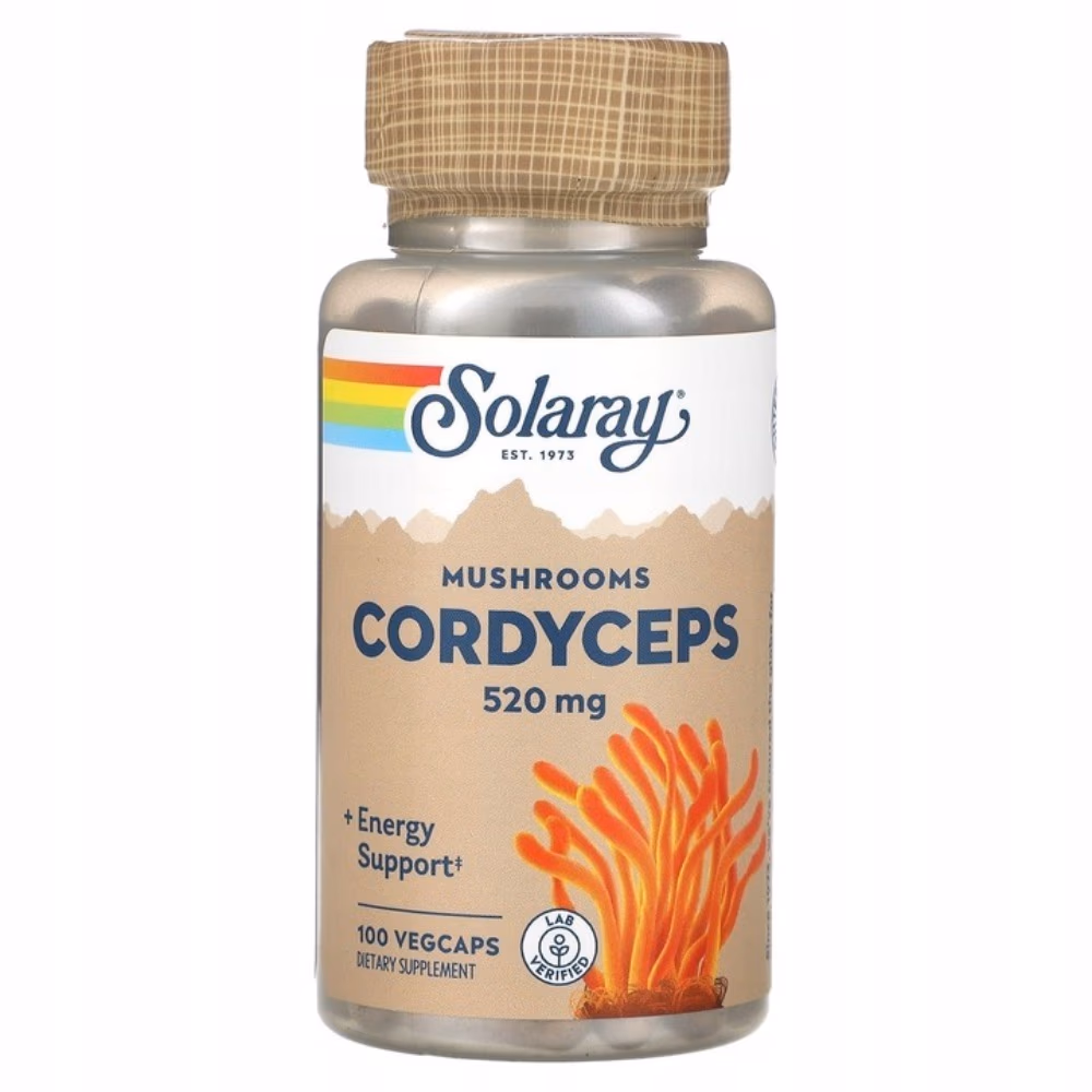 Solaray Mushroom Cordyceps 520mg 100 Veg Caps 1