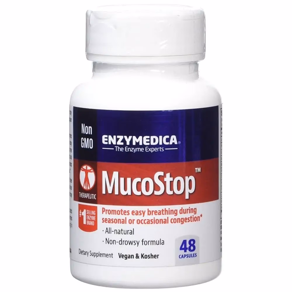 Enzymedica Mucostop 48 Caps 1