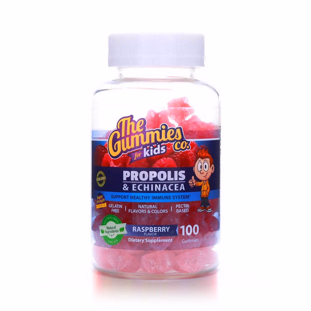 The Gummies Kids Propolis & Echinacea Raspberry 100 Gummies