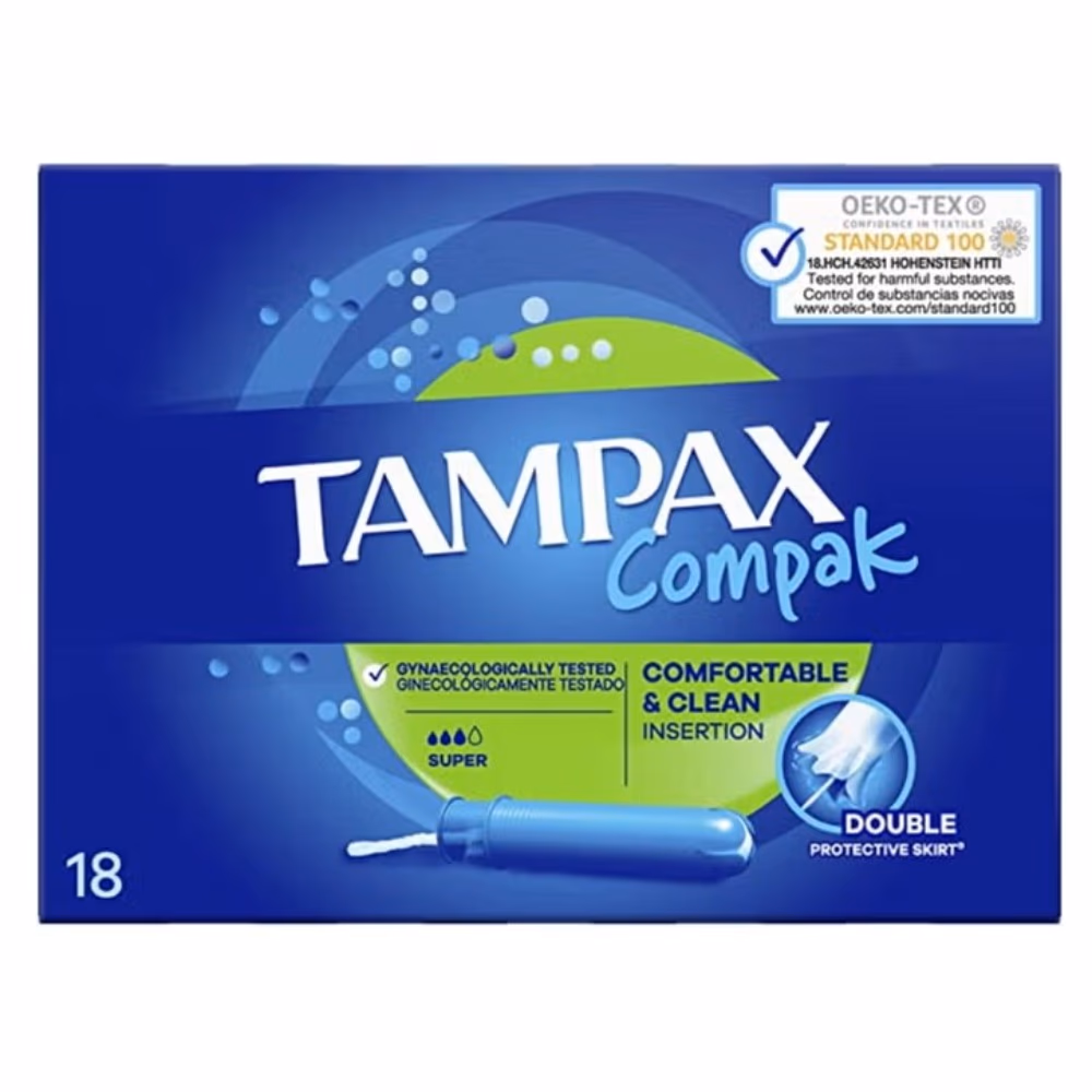 Tampax Compak Super 18 Pieces