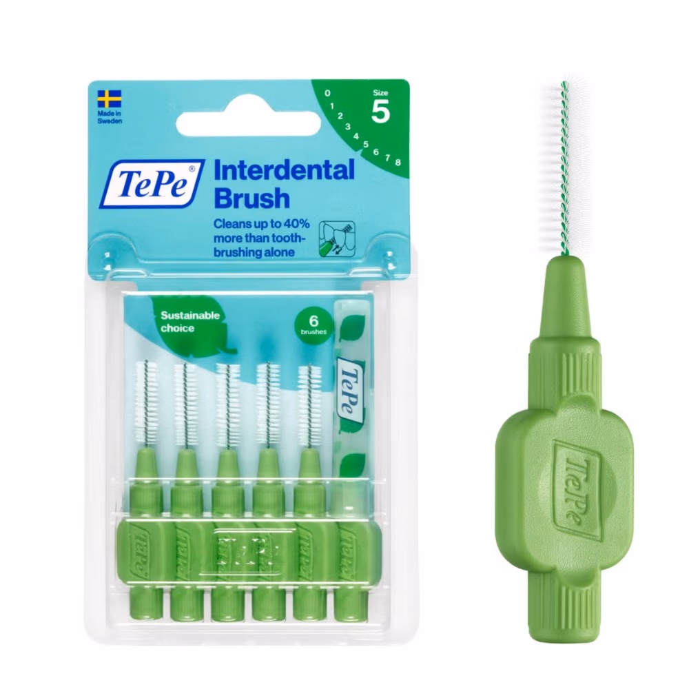 Tepe Interdental Brush Size 5 Green 6 Pieces