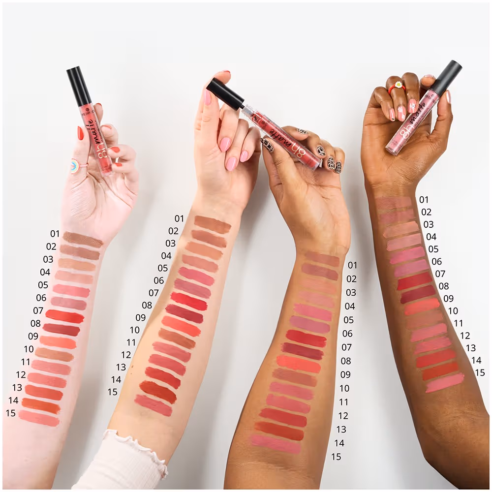 Essence 04 8H Matte Liquid Lipstick in Rosy Nude 3