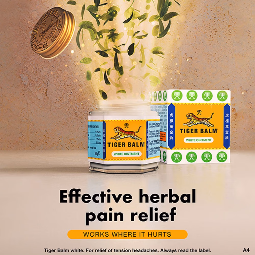Tiger Balm White Ointment Clear 30gm 3