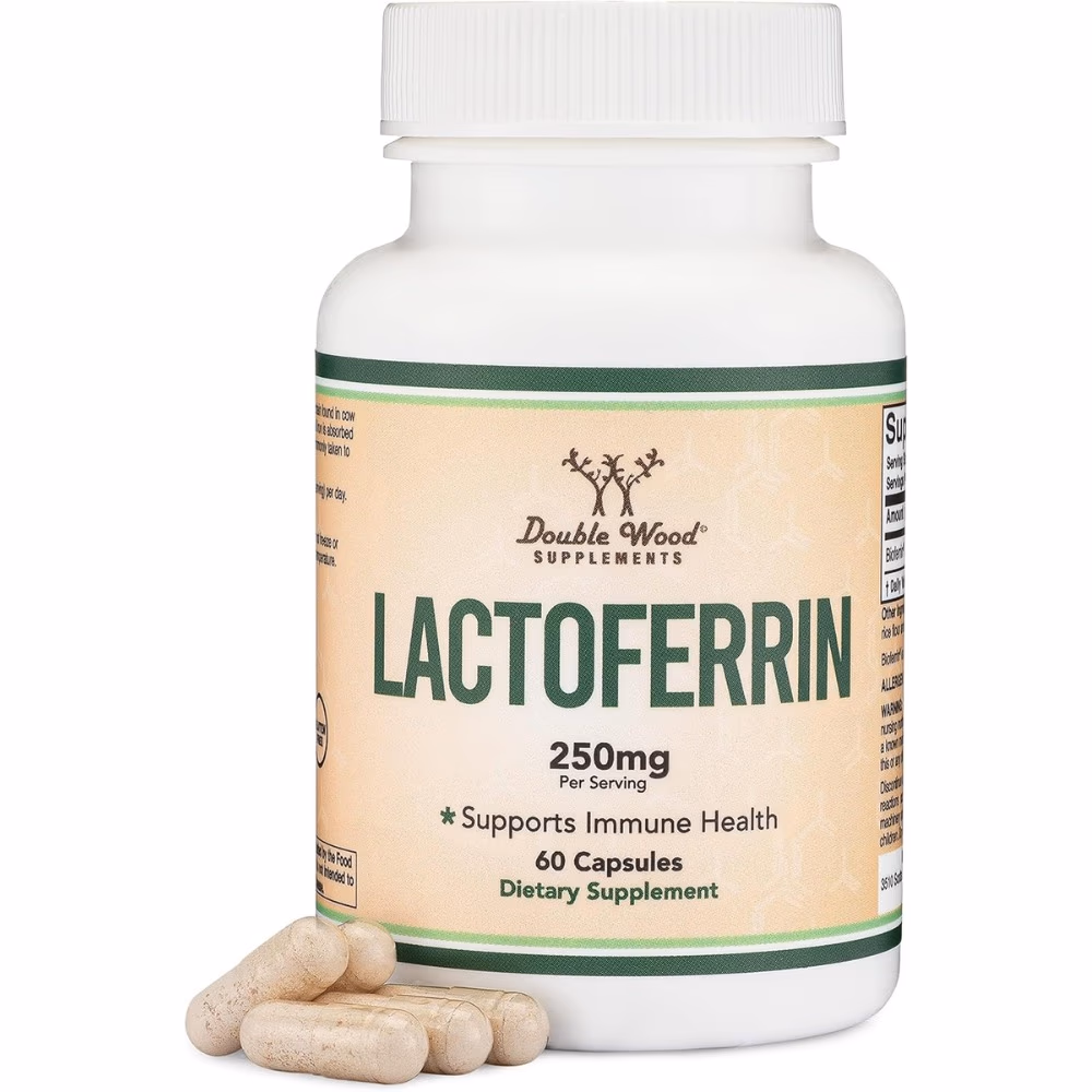 Double Wood Lactoferrin 250 mg-60 Capsules