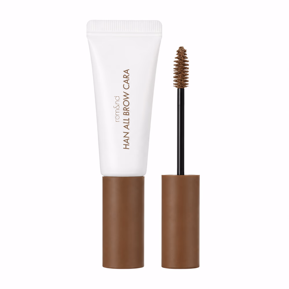 Rom&nd Han All Brow Cara 9gm – 02 Mild Woody | Natural Long-Lasting Tinted Brow Mascara | Smudge-Proof & Flake-Free