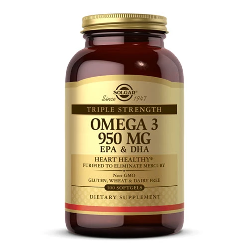 Solgar Triple Strength Omega-3 950mg 100 Softgels