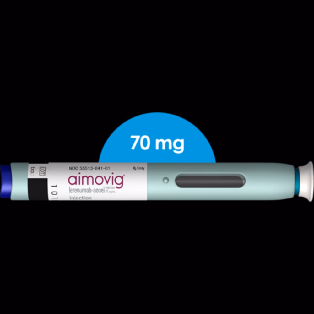 Aimovig 70mg/mL Solution for Injection – Single-Use Pre-Filled Pen for Migraine Prevention 2