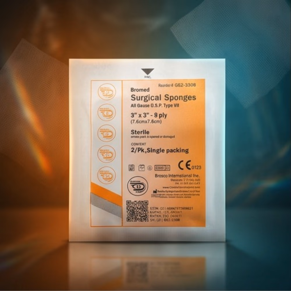 Bromed Gauze Sponge 3x3 8Ply 2