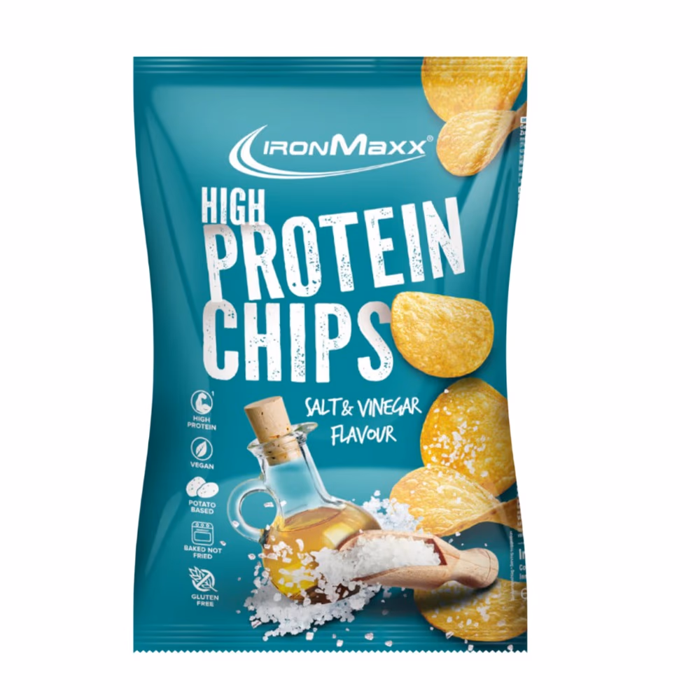 IronMaxx Protein Chips – Salt & Vinegar (60g)