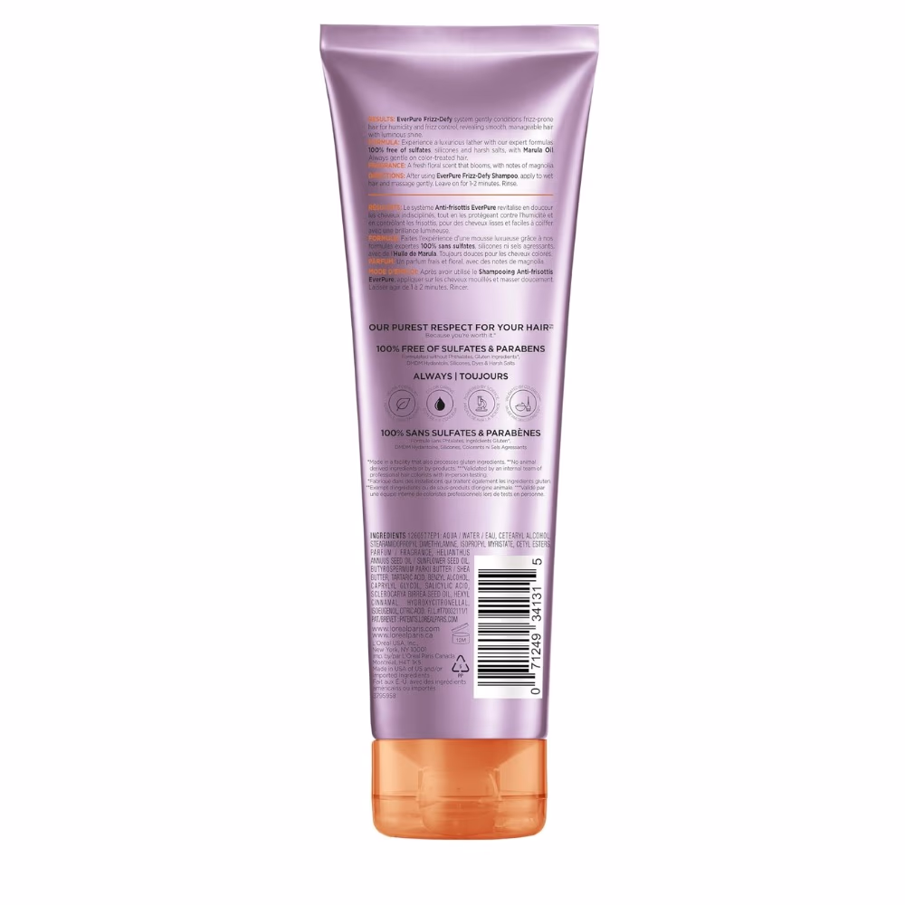 LOreal EverPure Frizz-Defy Shampoo 250ml  2