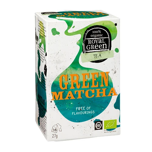 Royal Green Tea Green Matcha 16 Tea Bags 1