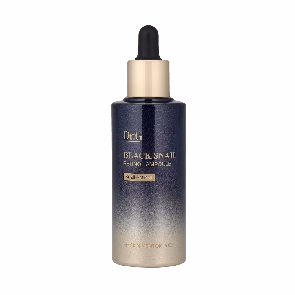 Dr.G Black Snail Retinol Ampoule 50ml – 34% Black Snail & Low-Irritation Retinol | Anti-Aging Firming Ampoule for Sensitive Skin