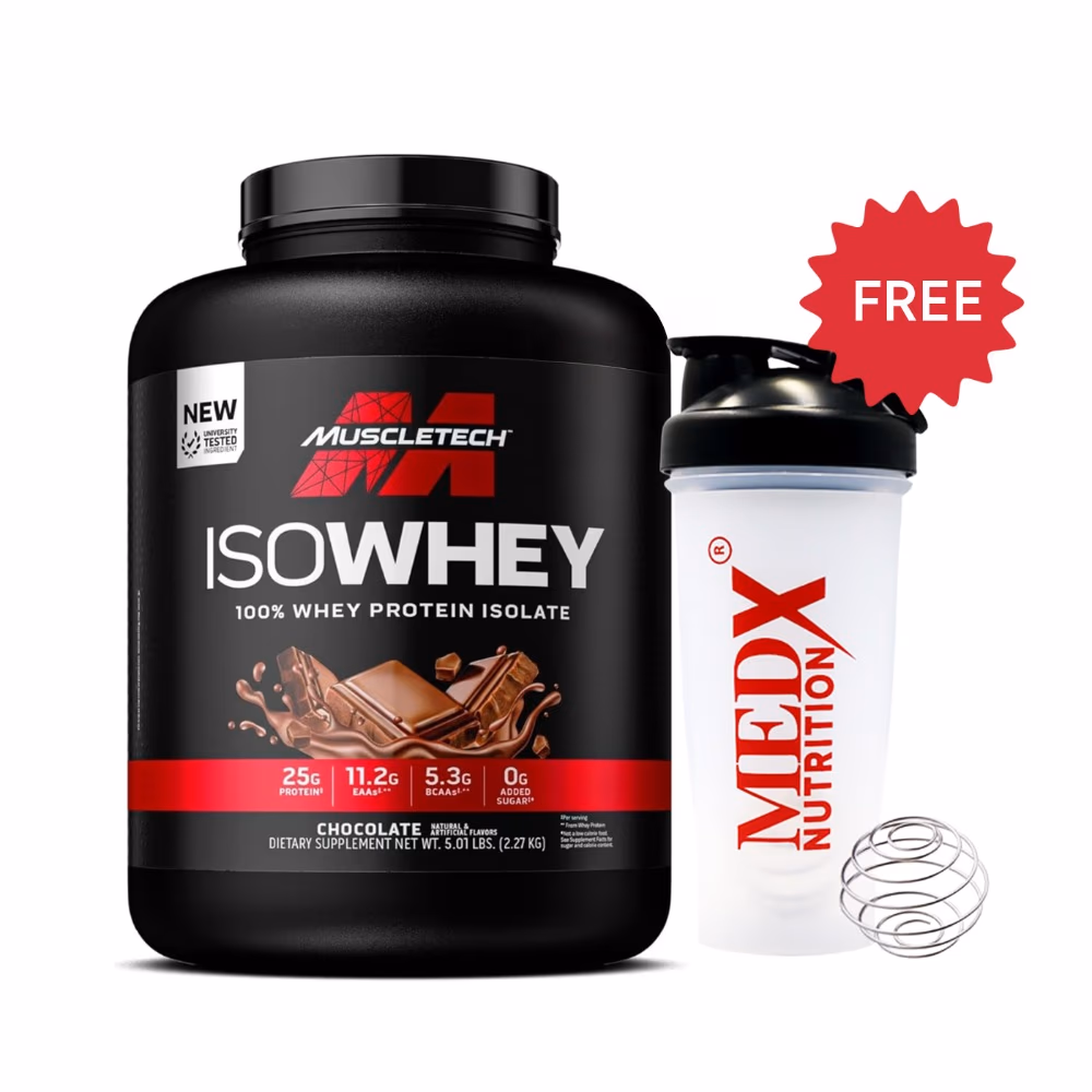 MuscleTech IsoWhey 100% Whey Protein Isolate Chocolate flavor 5lb 1