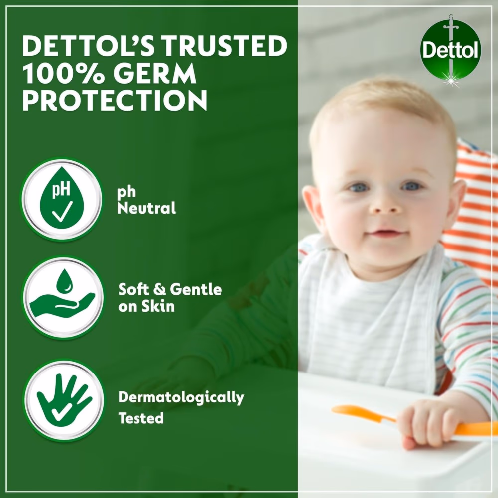 DETTOL ANTI BACTERIAL WIPES SKINCARE 10S 5