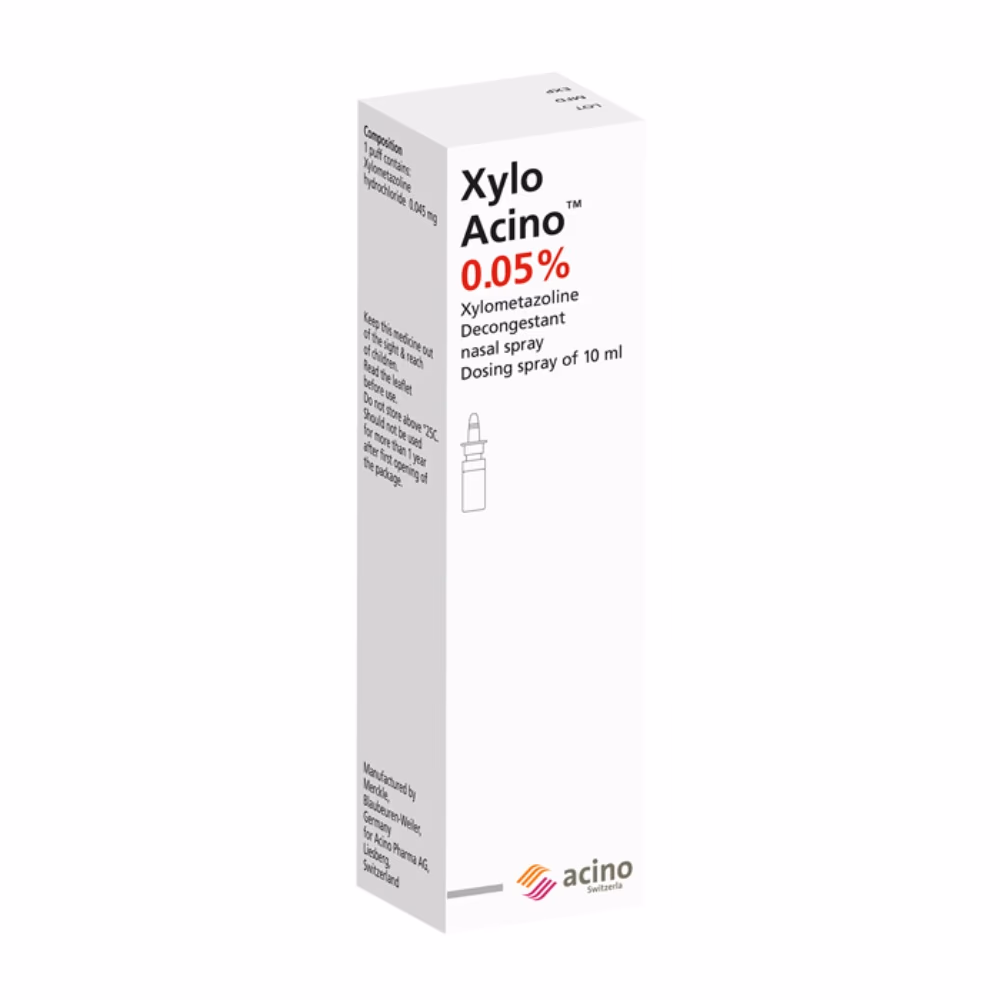 Xylo-Acino 0.05% Nasal Spray 10ml 3