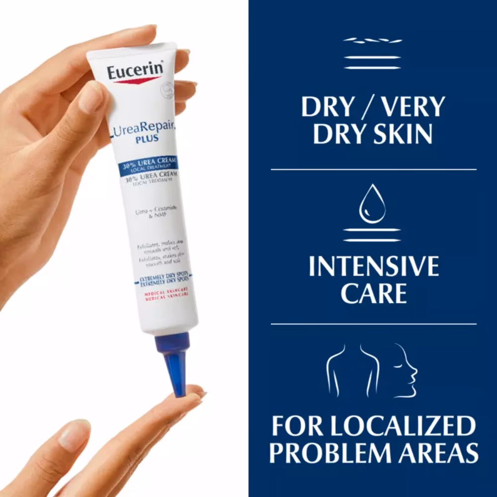 Eucerin UreaRepair PLUS 30% Urea Cream Targeted Treatment for Rough, Dry & Scaly Skin 75ml 3
