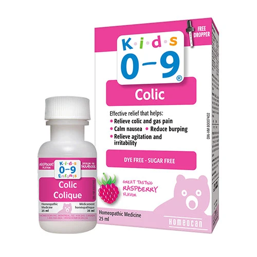 Homeocan Kids 0-9 Colic Oral Solution 25ml - Raspberry Flavor 1