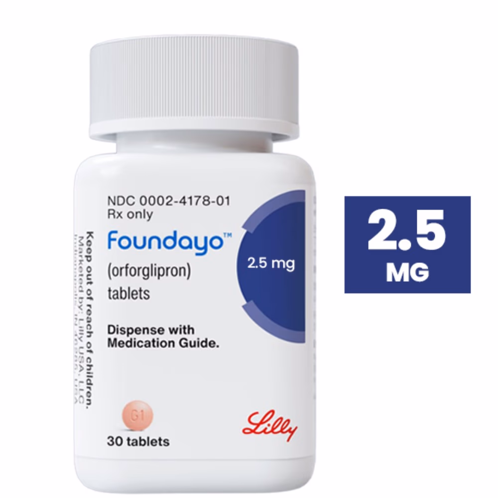 Foundayo 2.5 mg 30 Tablets | GLP-1 Pill for Weight Loss Support 5
