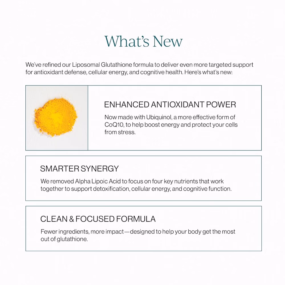 Cymbiotika Liposomal Glutathione – Citrus Berry | Master Antioxidant with PQQ & CoQ10 | 25 Pouches x 5ml 2