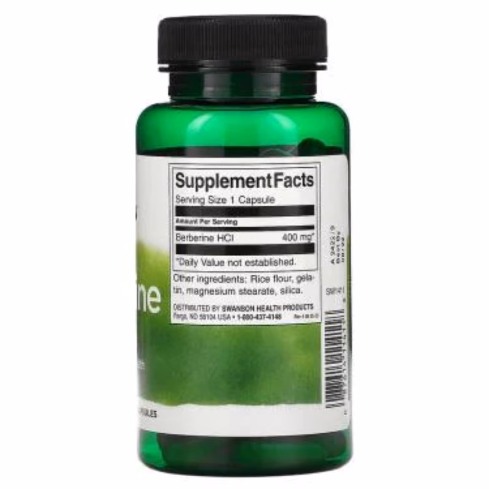 Swanson Berberine 400mg Capsules 2