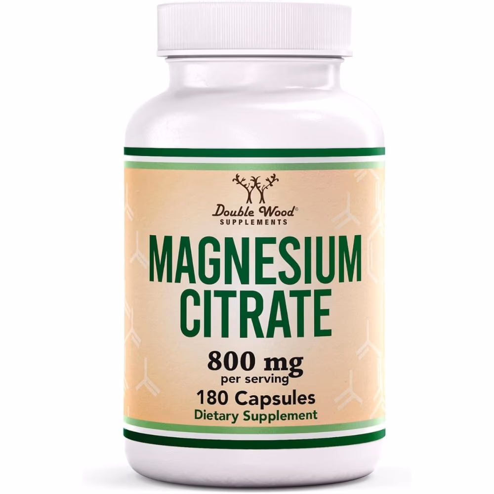 Double Wood Magnesium Citrate 800 mg-180 Capsules 1