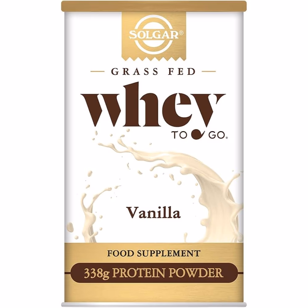 Solgar Grass Fed Whey To Go Protein Vanilla 377gm 1