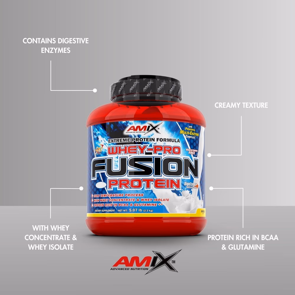 Amix Whey Pro Fusion Protein Chocolate 2.3kg  3