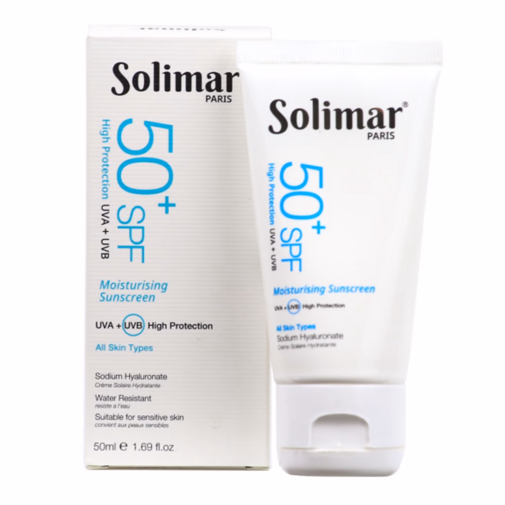 SOLIMAR Moisturizing Sunscreen Cream SPF 50+ 50ML 3