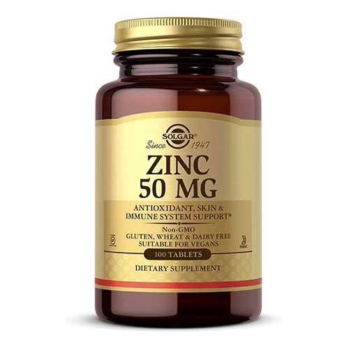 Solgar Zinc 50mg 100 Tablets 1