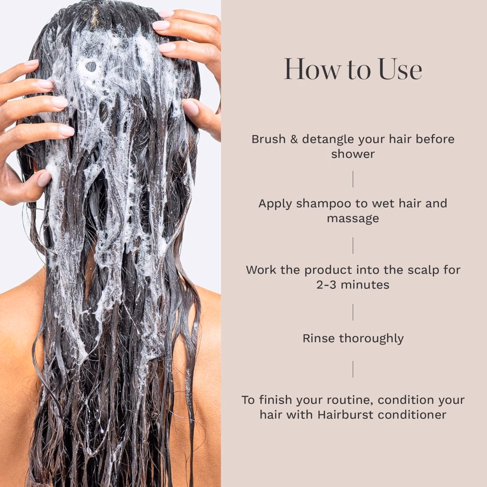 HairBurst For Longer Stronger Hair Shampoo 350ml 5