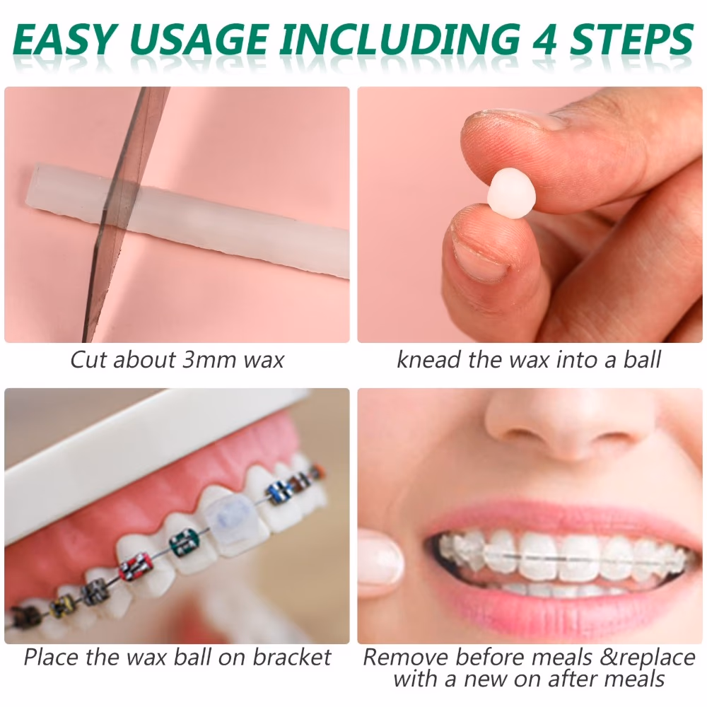 Kin Orthodontic Wax 5S for Braces and Aligners 2