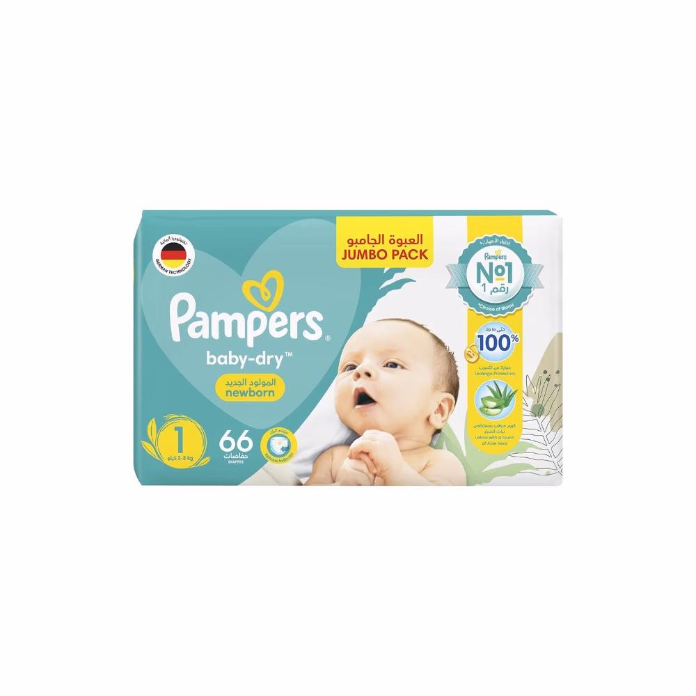  Pampers New Born Baby Dry Diapers Size 1 For 2 To 5kg Pack Of 66s 4