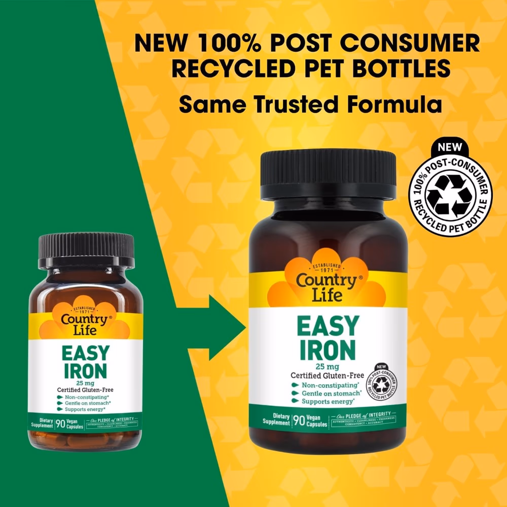 Country Life Easy Iron 25mg 90 Capsules 3
