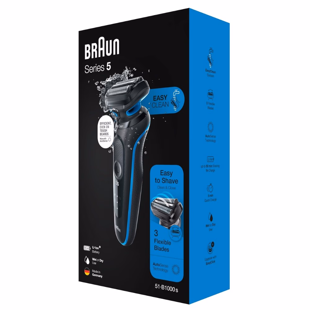 Braun Series 5 Blue Shaver Model 51-B1000S