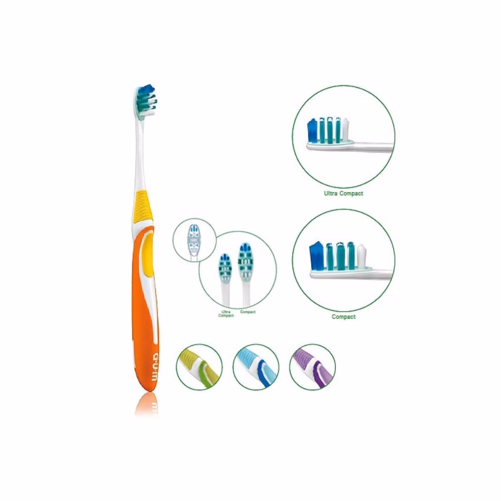 GUM ActiVital Toothbrush (581) Soft - Assorted Color 4