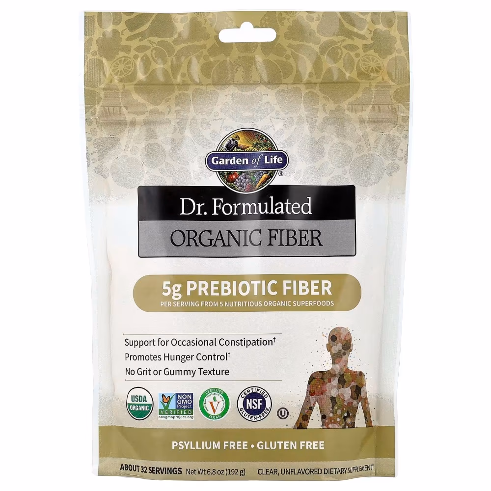 Garden Of Life Dr. Formulated Organic Fiber 5G Prebiotic Fiber 192Gm 1