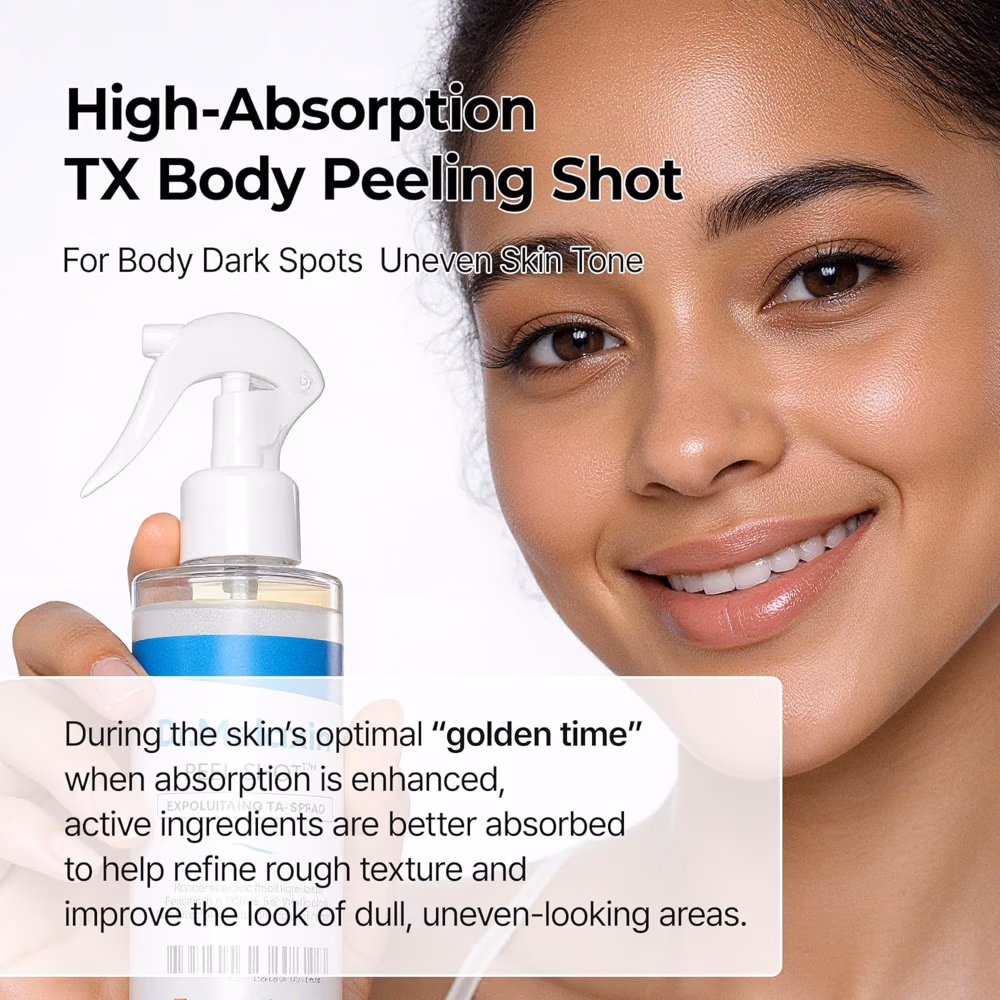 Dr. Melaxin Peel Shot Exfoliating TX-Spray 200ml | Body and Foot Exfoliator with Tranexamic Acid & Niacinamide 2