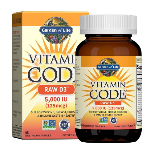 Garden Of Life Vitamin Code Raw D3 5000Iu 60 VegCapsules 1