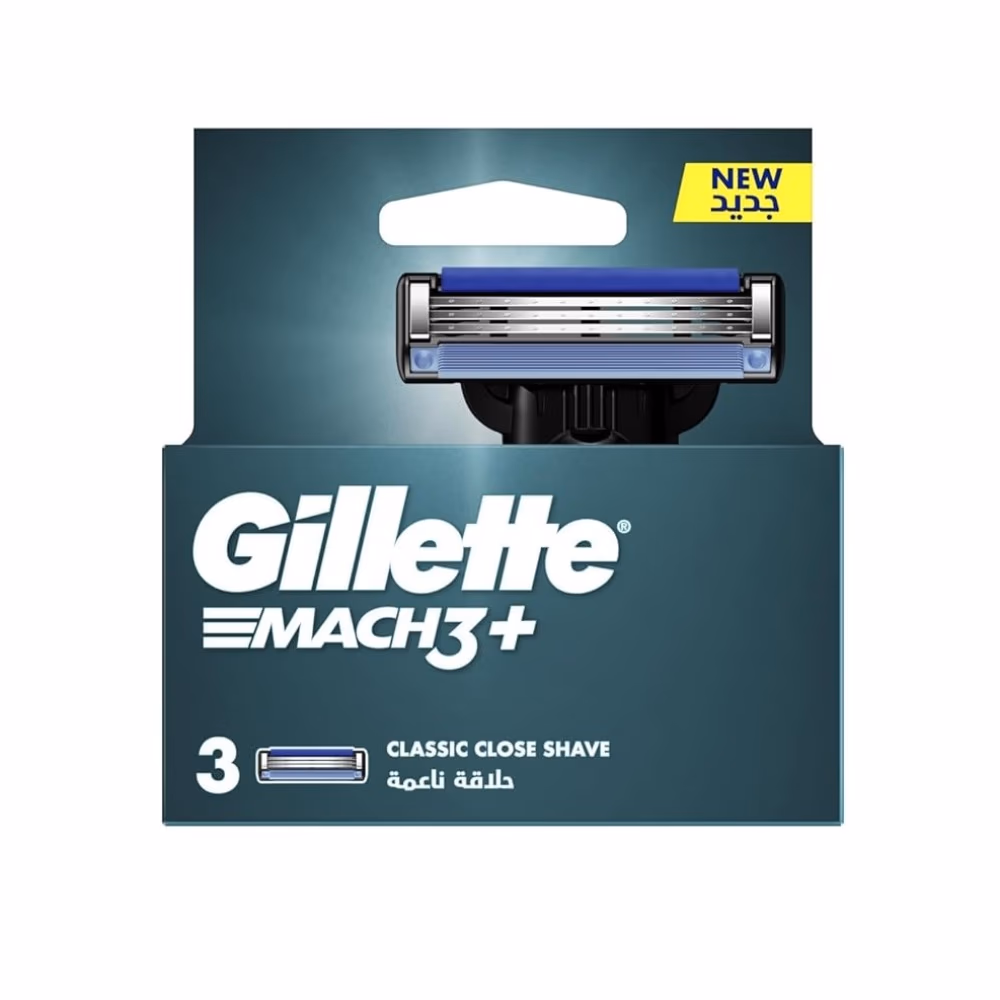Gillette Mach 3+ Blade, 3 Count
