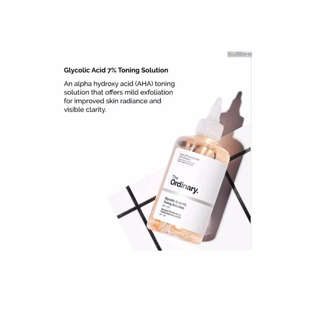 The Ordinary Glycolic Acid 7% Exfoliating Toner 100ml 3