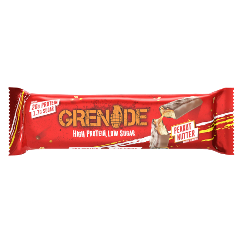 GRENADE HIGH PROTEIN LOW SUGAR BAR PEANUT NUTTER 60 GM