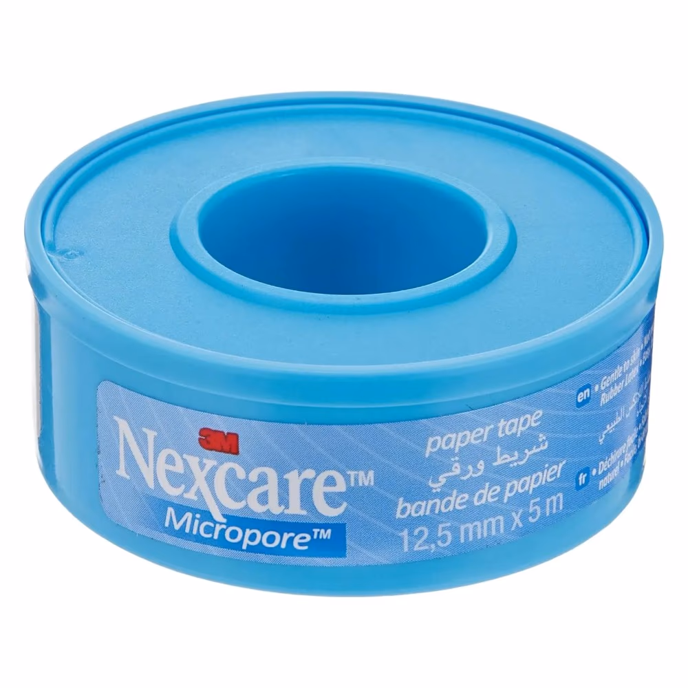 3M Nexcare Micropore Paper Tape 12.5mm x 5m - Pack Of 1
