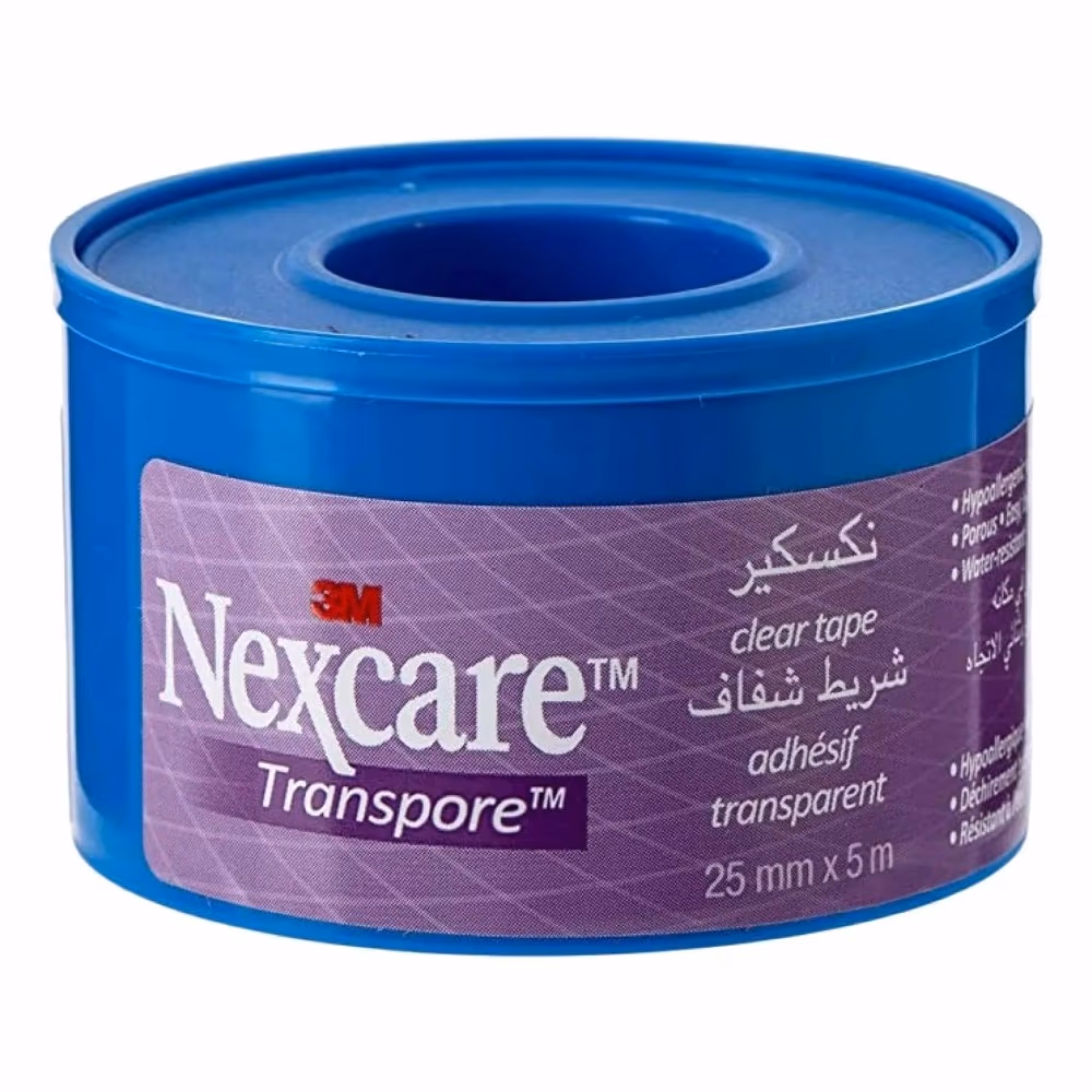 3M Nexcare Transpore Transparent Tape 25mm x 5m - Pack Of 1