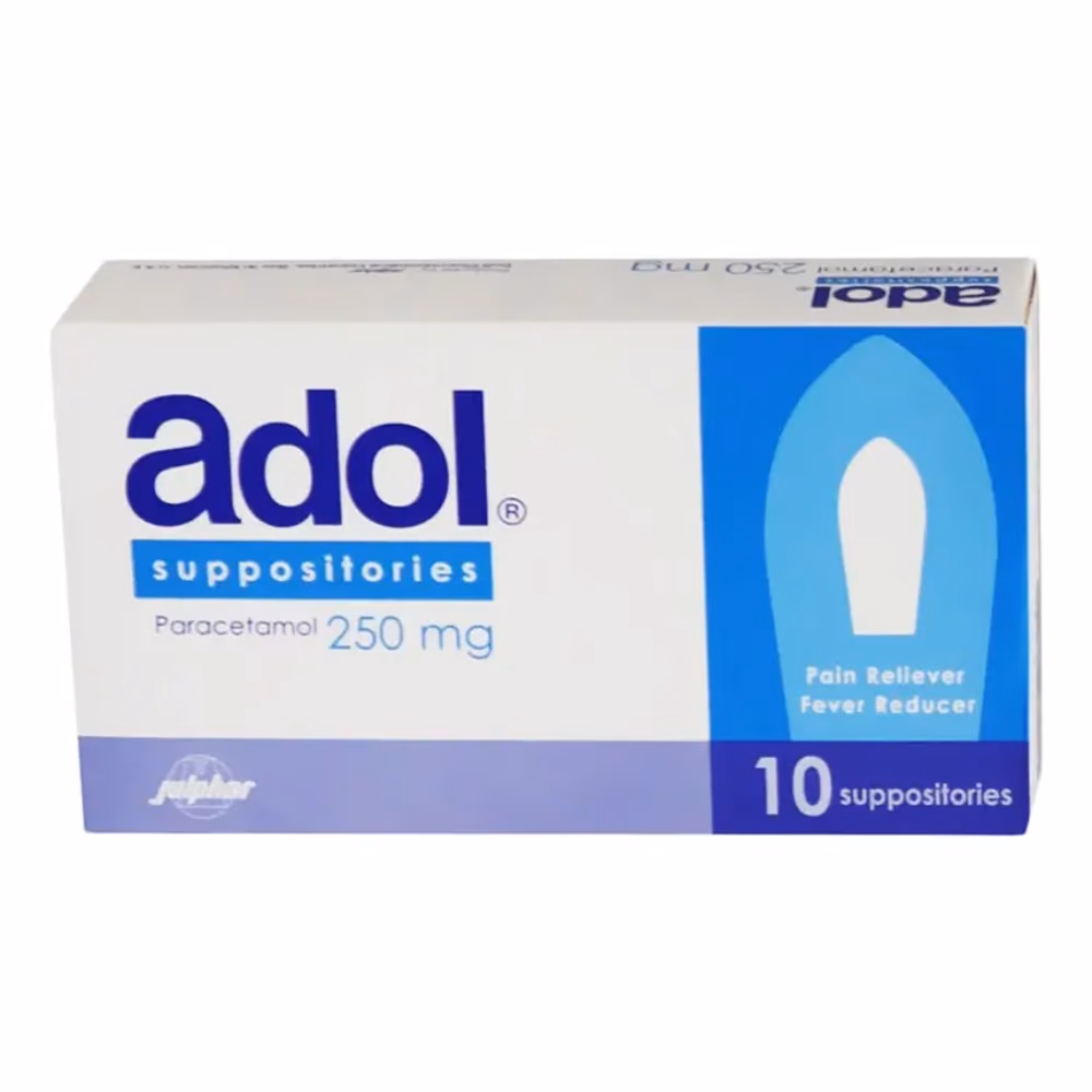 Adol 250 mg Suppositories 10's