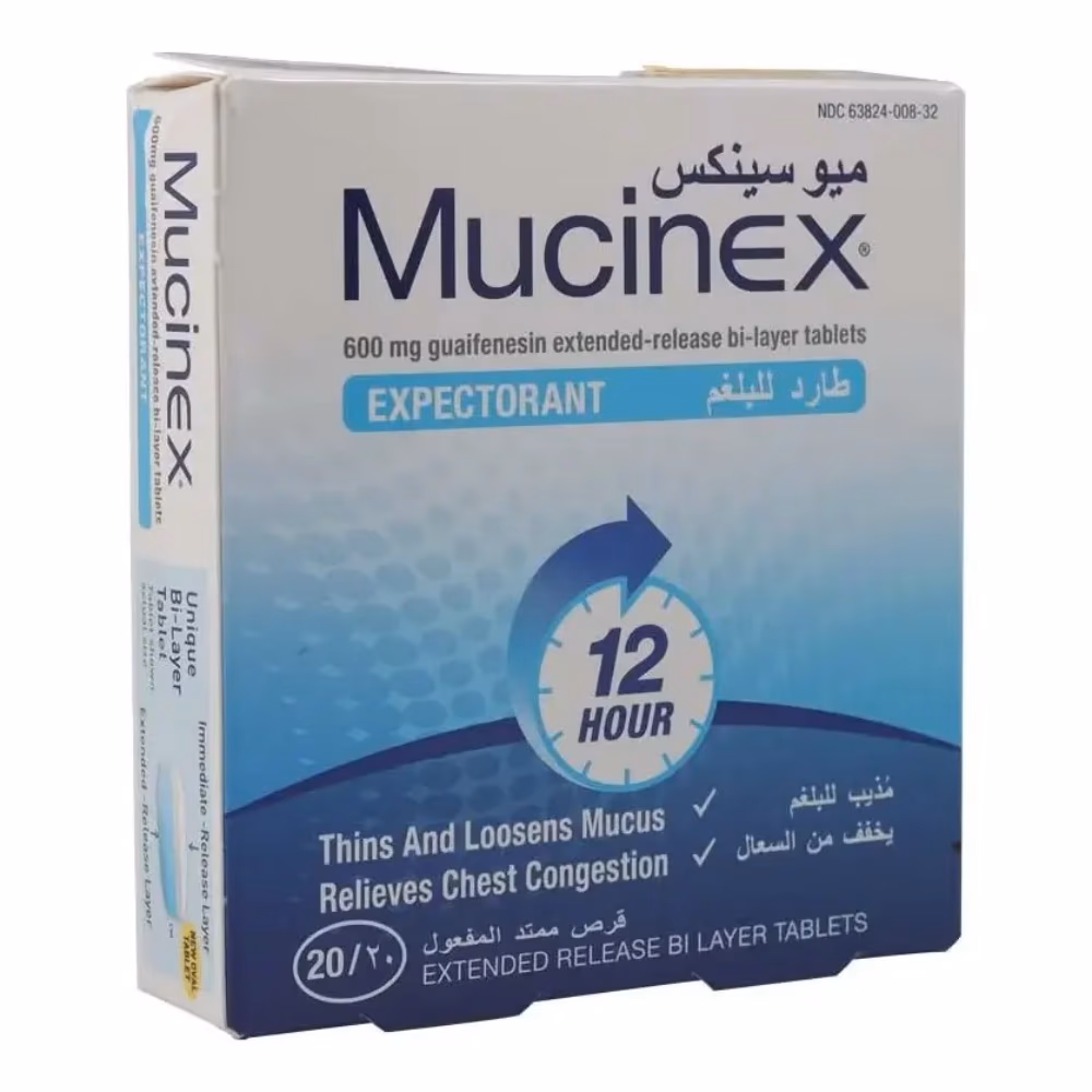 Mucinex 600 mg Tablets 20's 1