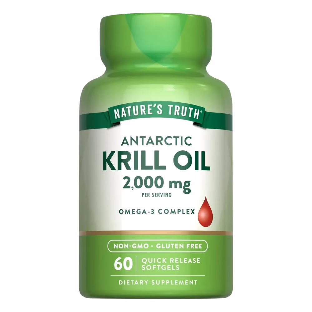 Natures Truth Red Krill Oil 2000Mg - 60 Softgels 1